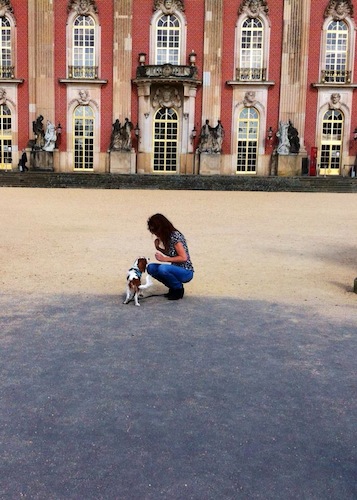 With Spock at the Neues Palais, in Potsdam’s Sanssouci Park