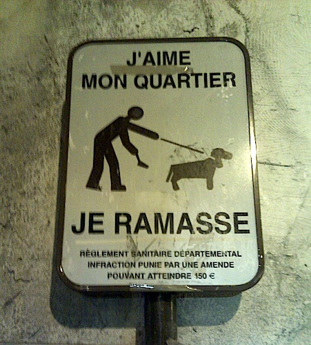 Je ramasse: Dog poop in Paris » Dog Jaunt