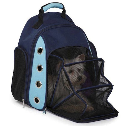 Camping Airline Approved Backpack Bag for Travel WDM Pet Carrier Backpack for Dogs and Cats Hiking Designed for Cat/Puppies/Guinea Pig/Bunny Walking & Outdoor Use
