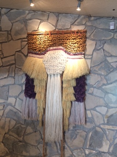 Which is not to say that there isn't some really regrettable macramé in the place. This is on one wall of the restaurant, and I'm just so grateful I didn't notice it until we were finished.
